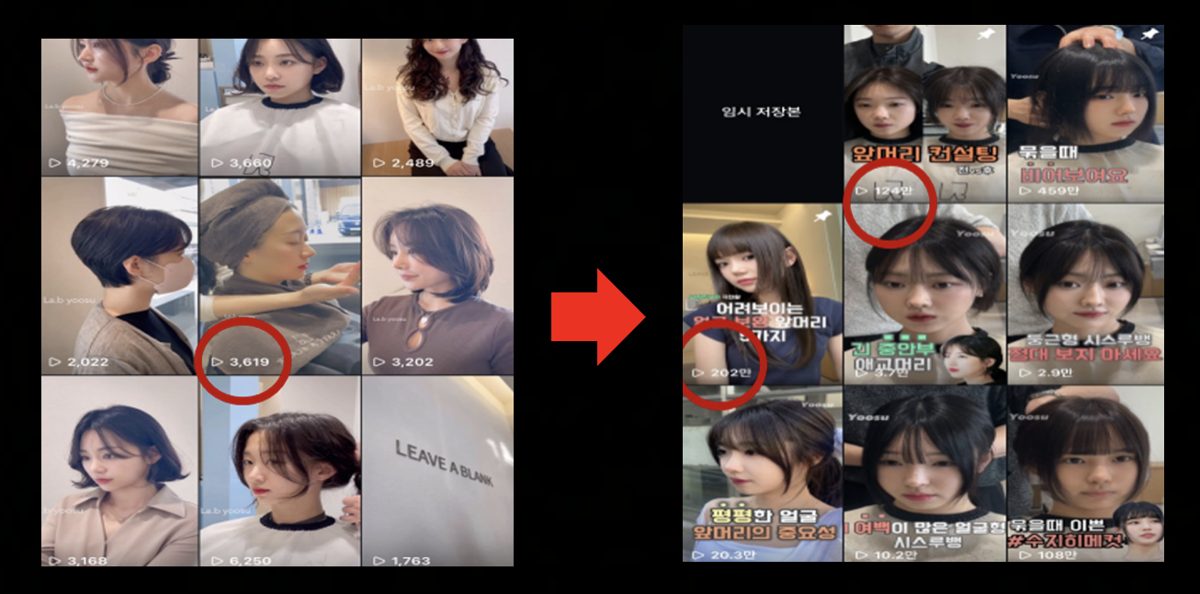 평균 조회수 3천에서 10만으로